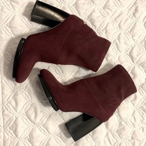 Tory Burch Sidney 105mm Suede Ankle Boots